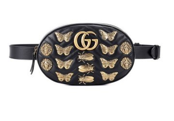 GUCCI Marmont leather belt bag