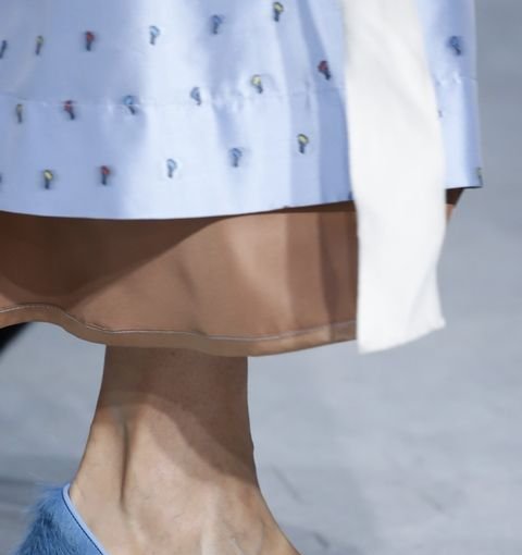 Marni shoes presented during Milan Fashion Week.