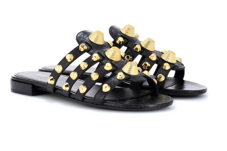 Balenciaga slippers for an edgy, yet stylish summer looks.