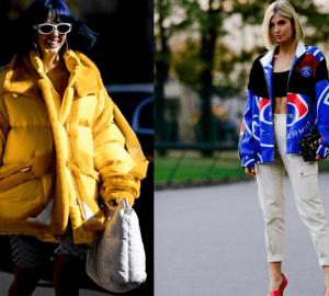 Street style looks give us not only courage but also the desire to fill in our wardrobe with one of these colourful jackets - short, satin, denim or puff.